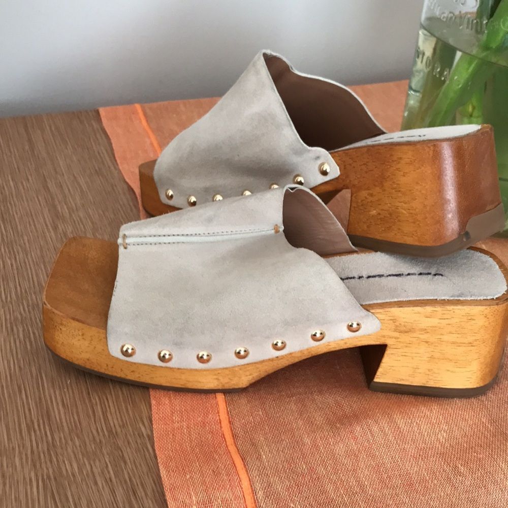 Vicenza by at Free People  Zola Studded Clog size 8 - Picture 13 of 16